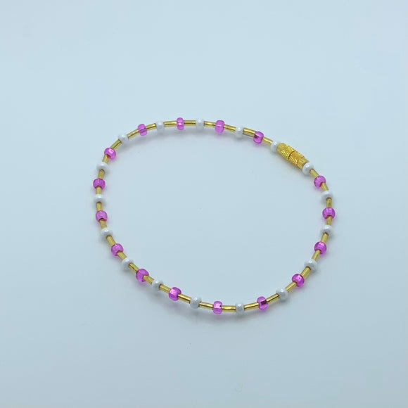 Light Touch of Pink Anklet