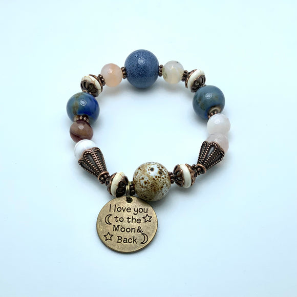 Love You To The Moon Bracelet