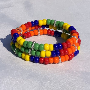 Rainbow*ish Wrap Bracelet