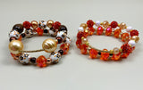 Pumpkin Spice Bracelet Set