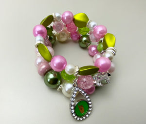 Alpha Kappa Alpha Bracelet Set