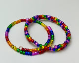 Happy Days Seed Bead Wrap Bracelet