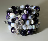 Purple Panther Wrap Bracelet