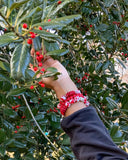 Big Red Like Wrap Bracelet