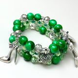 Green with Envy Wrap Bracelet