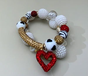 I Heart You Bracelet Set