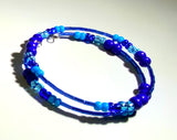 Blueland Seed Bead Wrap Bracelet