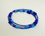 Blueland Seed Bead Wrap Bracelet