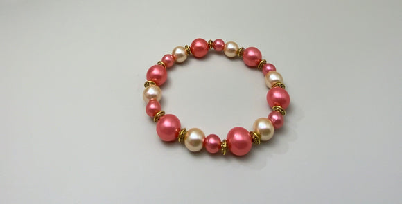 Peaches and Cream Bracelet