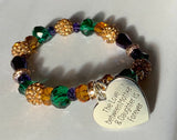 Mardi Gras with Love Wrap Bracelet