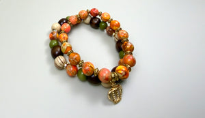 Autumn Leaves Bracelet Set