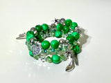 Green with Envy Wrap Bracelet