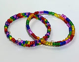 Happy Days Seed Bead Wrap Bracelet