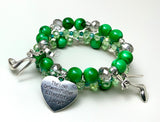 Green with Envy Wrap Bracelet